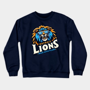 detroit lions Crewneck Sweatshirt